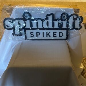 Spindrift Spiked Logo Sign